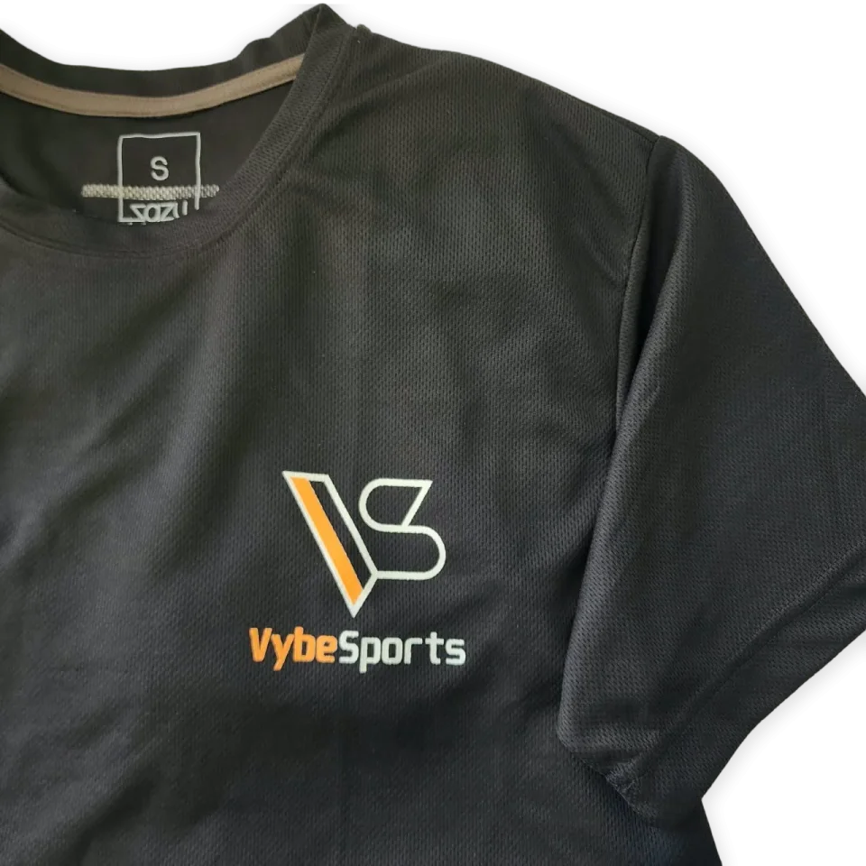 Black Sports Tee Shirt